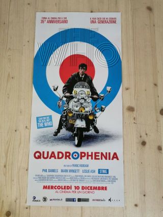 Quadrophenia The Who Music Movie Poster 12x27 " Italian