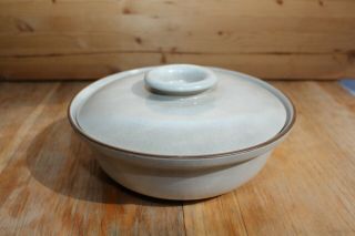 Vintage Heath Ceramics Covered Casserole Dish 11 1/4”