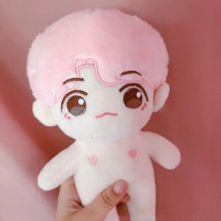20cm Kpop Exo Plush Candyfloss Baekhyun Doll Toy Christmas Gift【without Clothes】