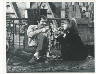 Barbra Streisand Jack Nicholson Vintage On A Clear Day You See Can Forever Photo