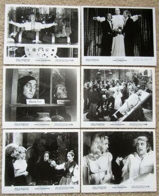 Young Frankenstein 1974 Set Of 6bw Ms 8x10 Mel Brooks Gene Wilder Ex - Nm