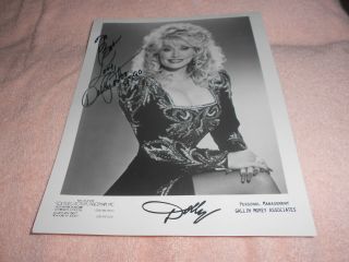 Dolly Parton Autographed 8 X 10 Promo Photo
