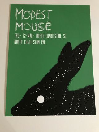 Modest Mouse Poster Charleston Sc