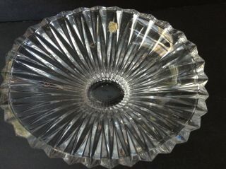Vintage Bleikristall Large Crystal Bowl/Basket Germany Art Glass Centerpiece 4