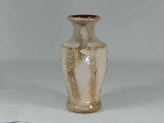 3 VTG West Germany Scheurich Keramik Art Pottery Vases Handled Jug Fat Lava 8