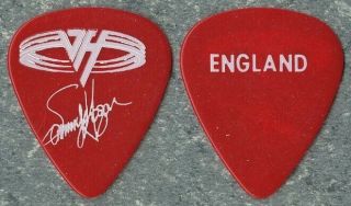 Van Halen 1993 Right Here Right Now Concert Tour Sammy Hagar England Guitar Pick