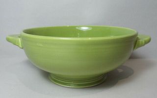 Vtg Homer Laughlin Fiesta Ware Chartreuse Green Cream Soup Bowl Exlnt Fiestaware