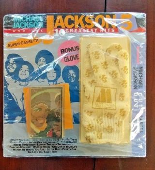1984 Michael Jackson Motown Signature Glove Bonus Cassette Rare 3