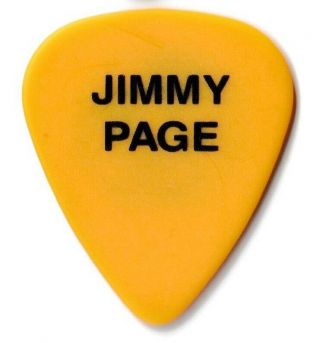 Jimmy Page Guitar Pick Led Zeppelin 1999 The Black Crowes Cd Lp Vinyl Ticket