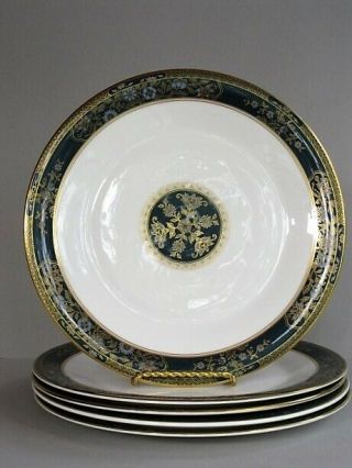 Set Of 5 Royal Doulton Carlyle 10 1/2 " Dinner Plates