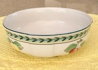 Villeroy & Boch French Garden Fleurence Soup/cereal Bowls,  Pre - Owned,  Set Of 5