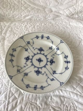 Blue Fluted 9 Inches Royal Copenhagen Antique Dinner Plate