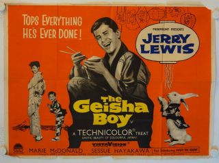 The Geisha Boy Release British Quad Movie Poster