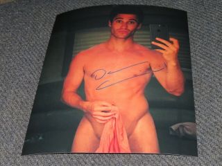 Darren Criss Signed 8x10 Photo Glee Versace Broadway Shirtless Sexy