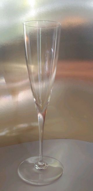 Baccarat Crystal Dom Perignon Champagne Flute Glass 9 1/4 " High