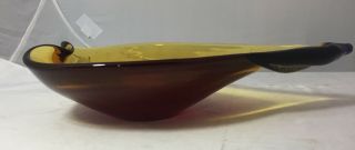 Vintage Murano Glass Bowl From Italy 4