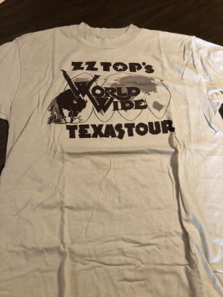 Zz Top Worldwide Texas Tour Arrested For Driving Blind T - Shirt Rare Size L