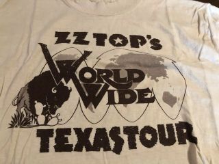 ZZ TOP Worldwide Texas Tour Arrested For Driving Blind T - Shirt RARE Size L 2