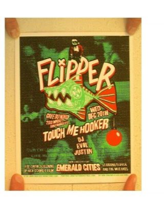 Flipper And The Mutants Poster Krist Novoselic Of Nirvana Silkscreen