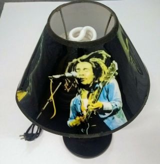 Bob Marley Guitar Table Lamp,  2 Wrist Bands,  Bracelet,  97.  1 Amp Radios