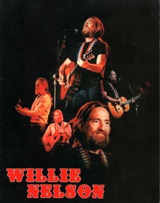 Willie Nelson 1978 One More Time Tour Concert Program Book Booklet / Nmt 2
