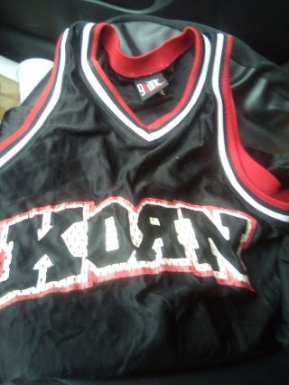 Vintage Korn Life Is Peachy Basketball Jersey Size Xl 1998 Giant