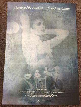 Siouxsie And The Banshees Hong Kong Garden Promo Poster Clash Damned Sex Pistols