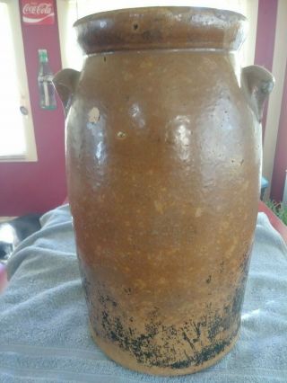 Edgefield District Pottery Southern Stoneware Churn