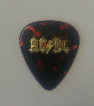 AC/DC 2016 Rock or Bust Angus Young Authentic Tour Guitar Pick 2