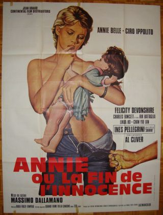 Annie Aka End Of Innocence - Sexploitation - M.  Dallamano - Annie Belle - French (47x63)