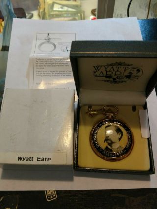 Wyatt Earp Picture Pocket Watch 2