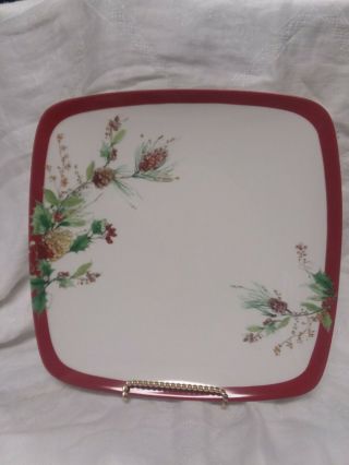 Four Lenox Winter Song Dinner Plates American By Design