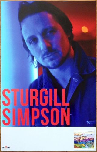 Sturgill Simpson High Top Mountain Ltd Ed Rare Tour Poster Sound & Fury
