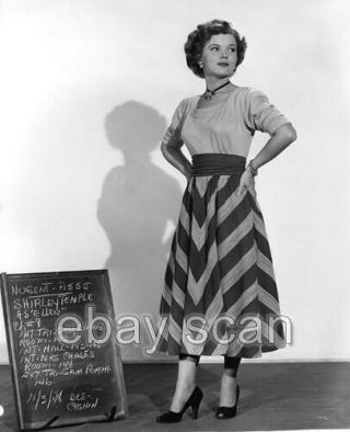Shirley Temple Wardrobe Test 8x10 Photo 333
