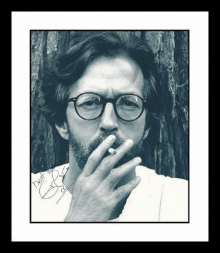 Ultra Cool - Eric Clapton - Guitar Legend - Authentic Hand Signed Autograph