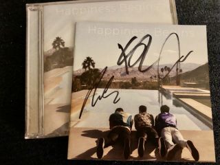 Jonas Brothers Happiness Begins Autographed Signed Cd Album Nick Joe Kevin