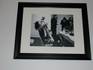 Framed Led Zeppelin Jimmy Page/robert Plant 