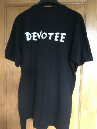 Vintage Depeche Mode DEVOTEE 1993 Devotional Tour crew t shirt (XL) 2