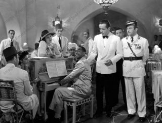 8x10 Print Humphrey Bogart Claude Rains Dooley Wilson Casablanca 1942 7326