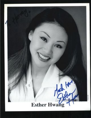 Esther Hwang - Signed Autograph Headshot Photo -