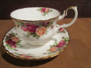 Old Country Roses By Royal Albert; Six { 6} 2 3/4 " Cups And Saucers ;,