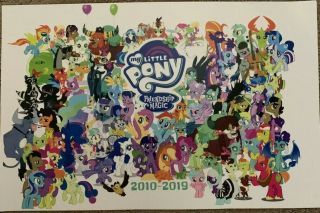 Sdcc 2019 My Little Pony Poster Exclusive
