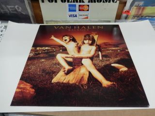 Van Halen Balance Hagar Rare Promo Poster Flat Vintage 1995 Ph