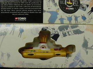 Beatles Gorgi Classics Yellow Submarine Special Edition Model