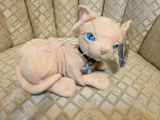 1998 Talking Mr.  Bigglesworth Dr.  Evils Hairless Cat With Tags