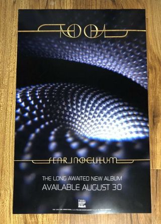 Tool Fear Innoculum 11x17 Double Sided Promo Poster A Perfect Circle Puscifer