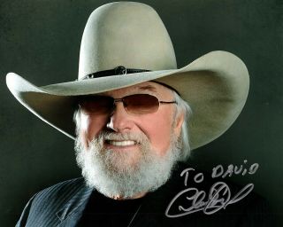 Charlie Daniels Signed 8x10 Photo / Autograph Inscribed To David