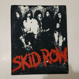 Vintage Skid Row 80s Back Patch