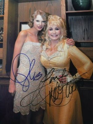 Dolly Parton And Friend Dual Signed Photo