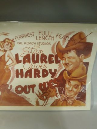 Stan Laurel Oliver Hardy Way Out West Poster Picture 14 In X 11 In 4
